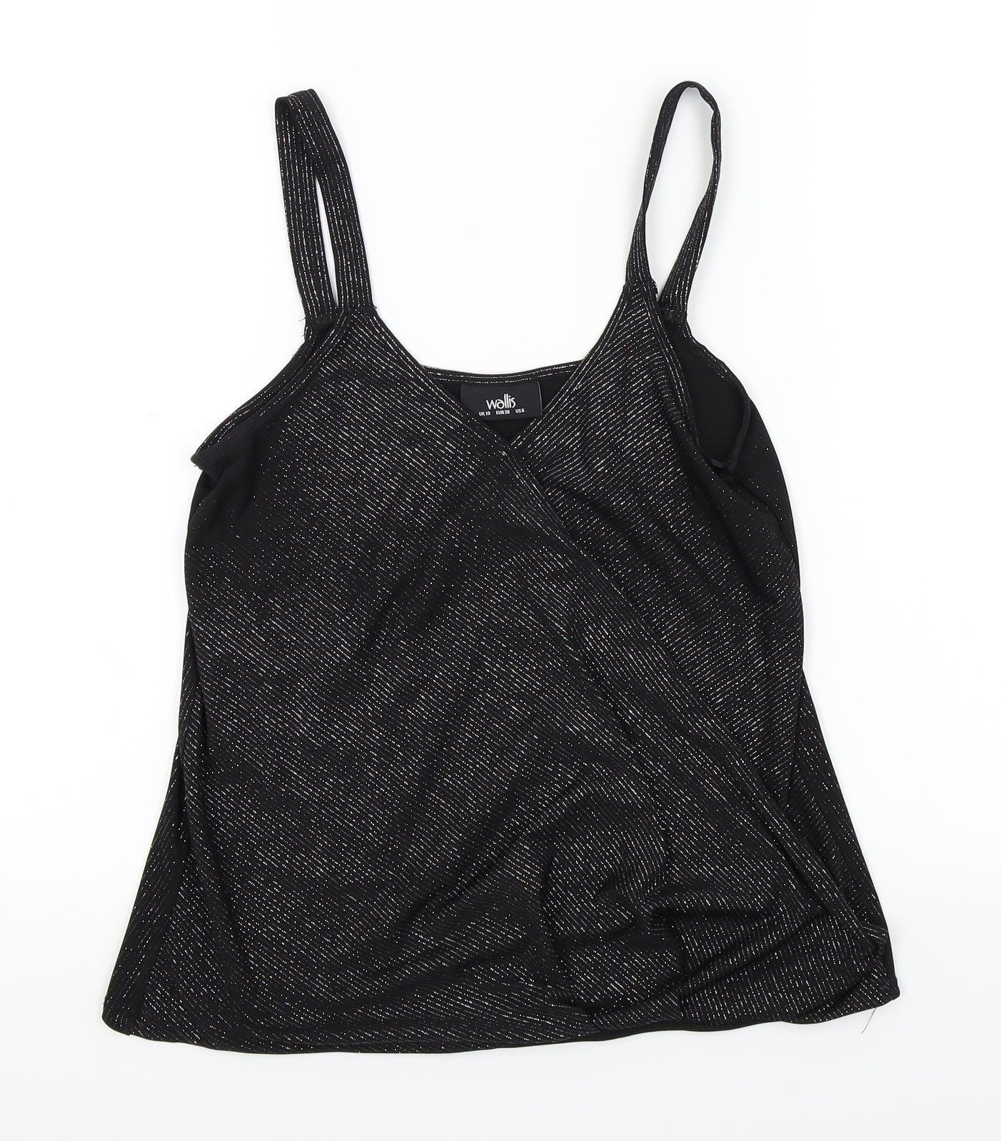 Wallis Womens Black   Basic Tank Size 10
