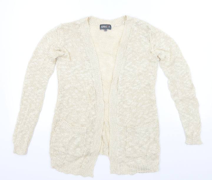 Apricot Womens Beige Cardigan Jumper Size 8