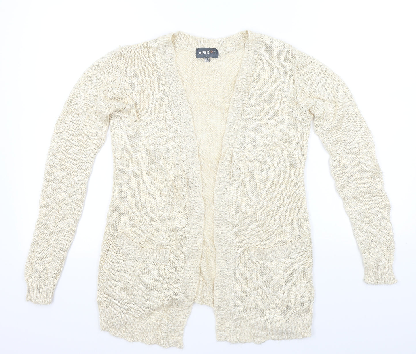 Apricot Womens Beige   Cardigan Jumper Size 8
