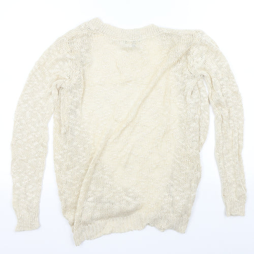 Apricot Womens Beige   Cardigan Jumper Size 8