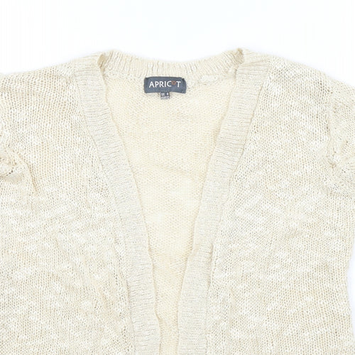Apricot Womens Beige   Cardigan Jumper Size 8
