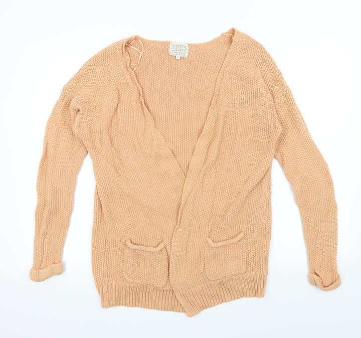 New Look Womens Orange   Cardigan Jumper Size 10