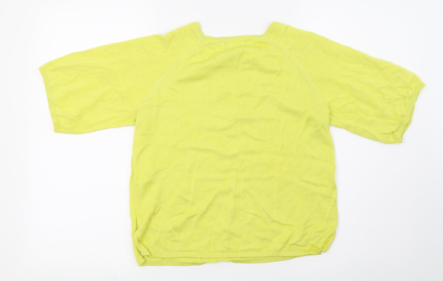 New Look Womens Yellow   Cropped Tank Size 8