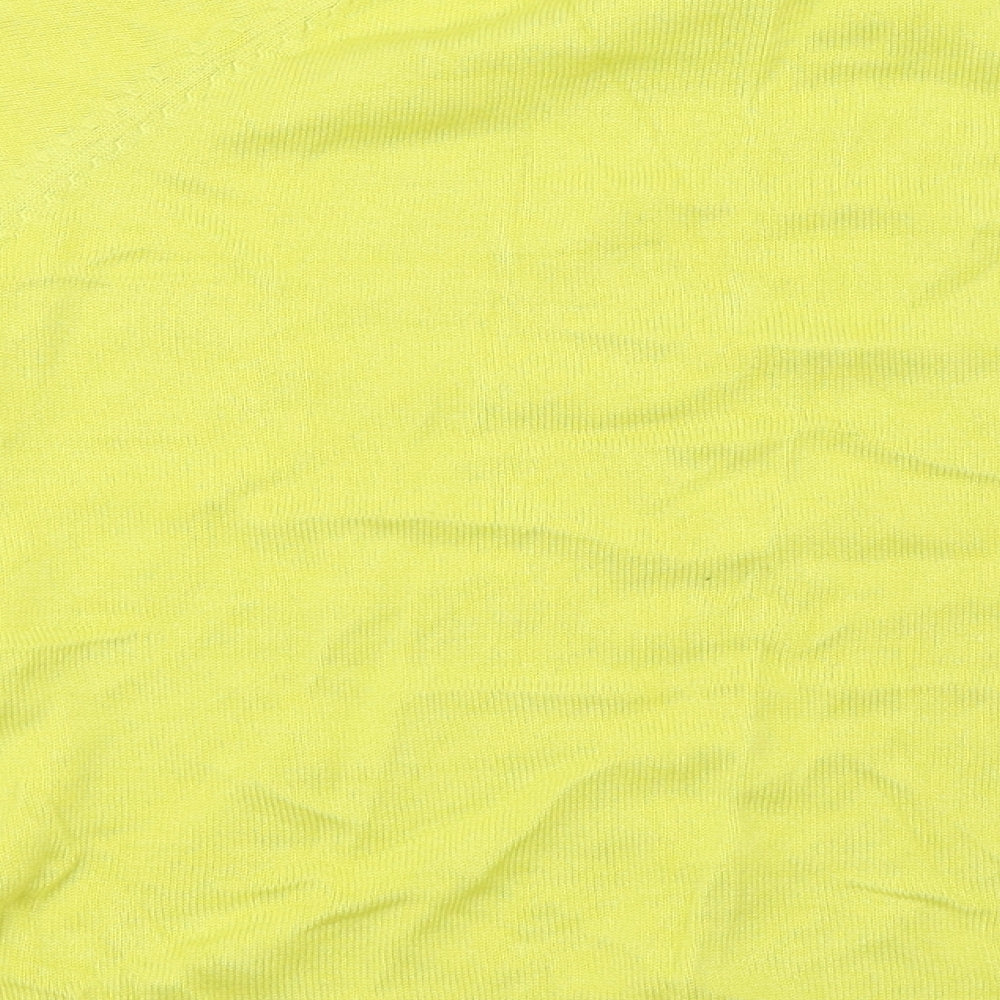 New Look Womens Yellow   Cropped Tank Size 8