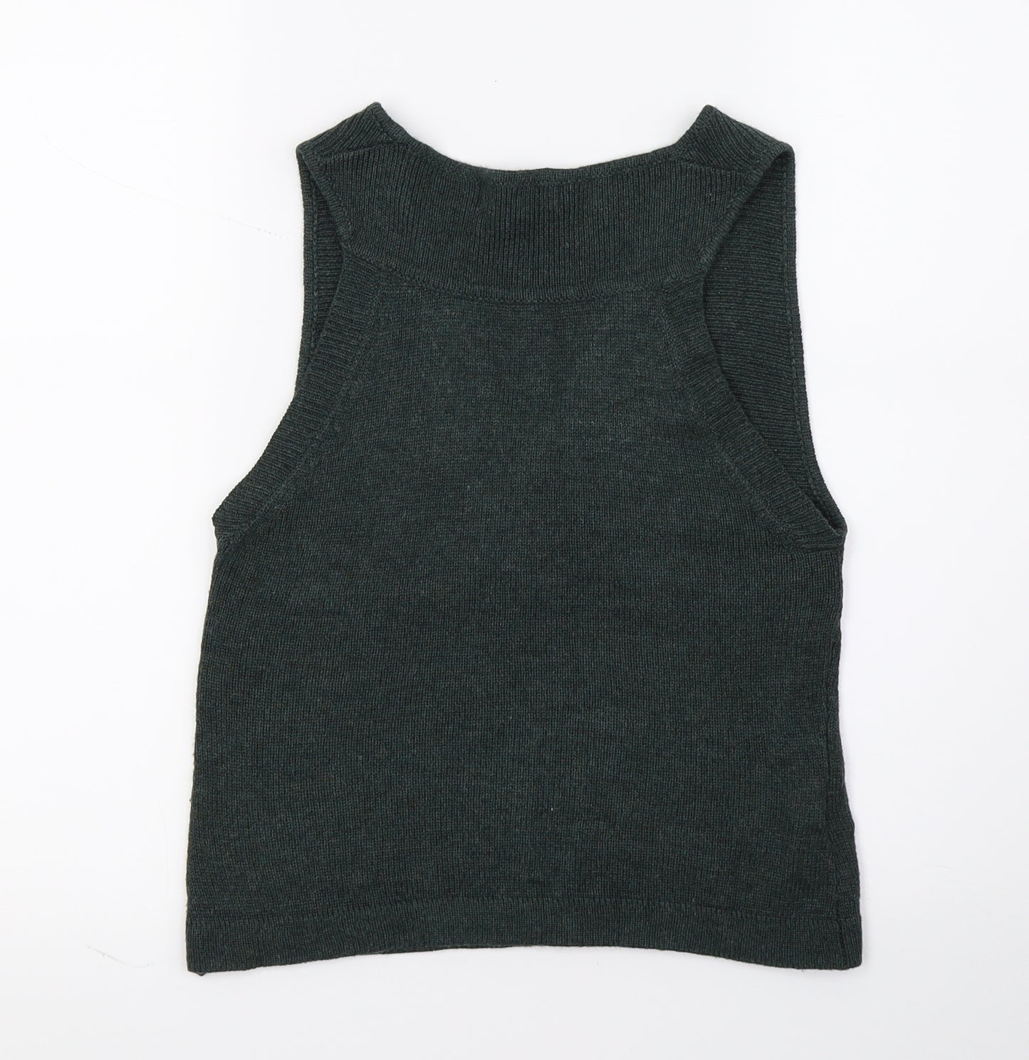 mango basics  Womens Green   Cropped Tank Size S