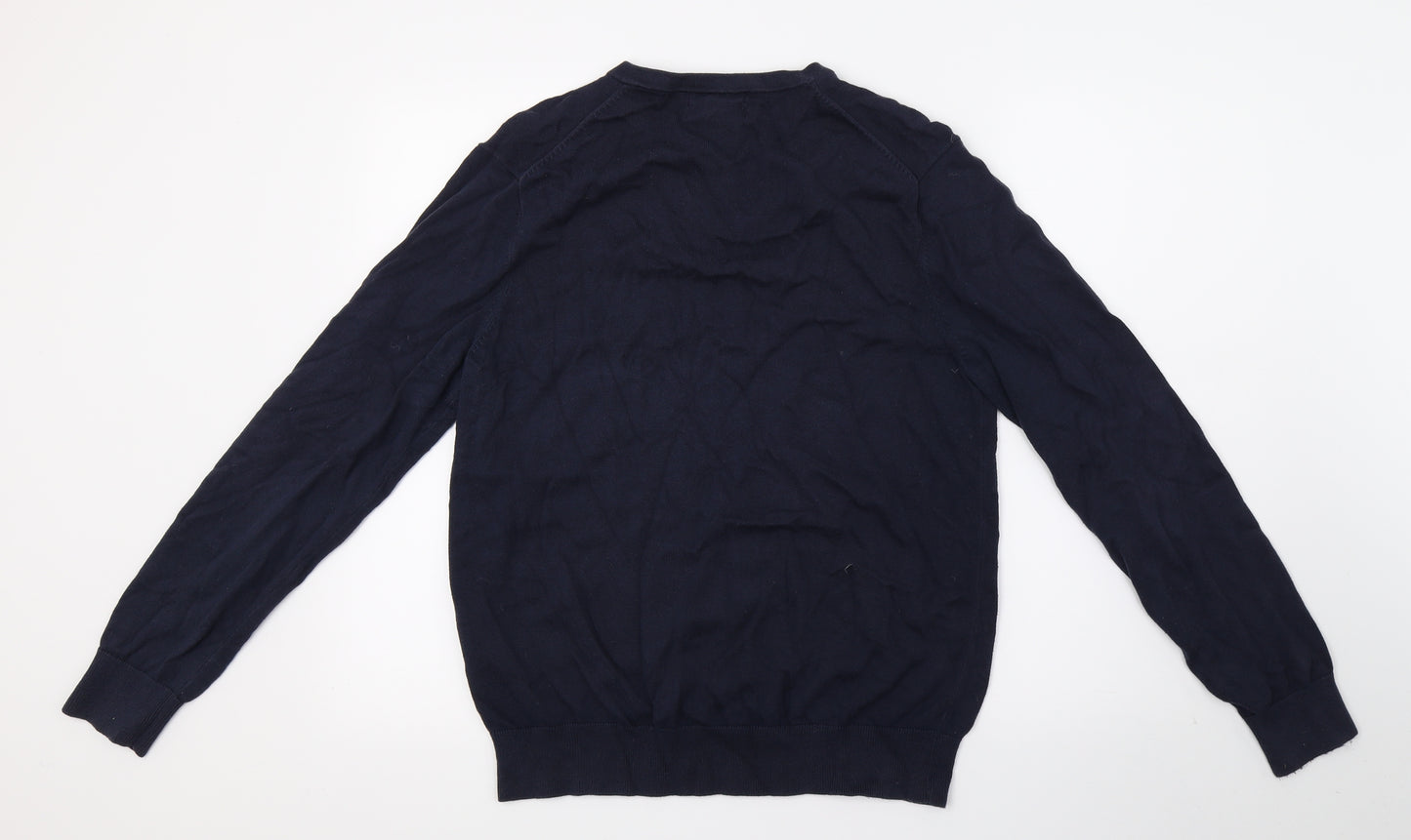 Lands' End Mens Blue   Pullover Jumper Size M