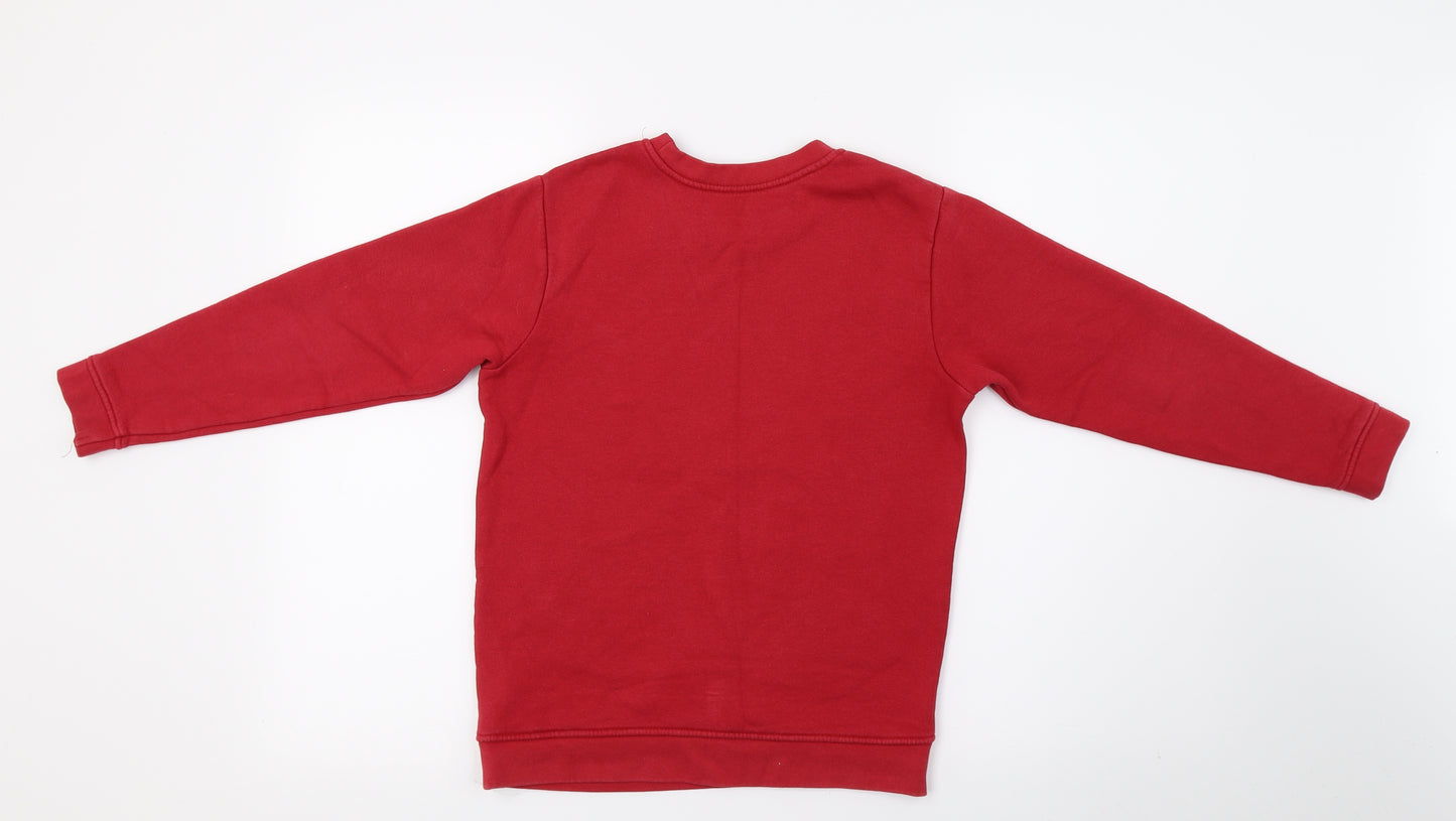 Nutmeg Boys Red   Pullover Sweatshirt Size 9-10 Years