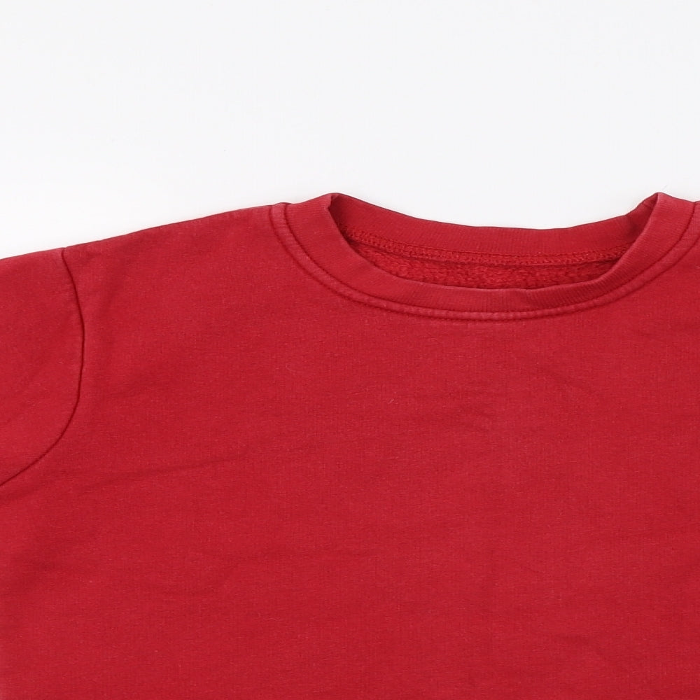 Nutmeg Boys Red   Pullover Sweatshirt Size 9-10 Years