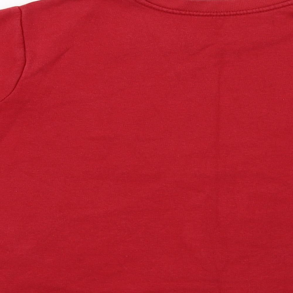 Nutmeg Boys Red   Pullover Sweatshirt Size 9-10 Years