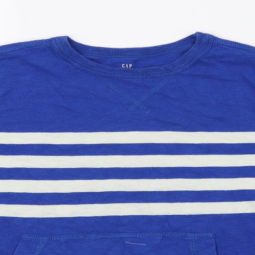 Gap Boys Blue Striped  Pullover Jumper Size S
