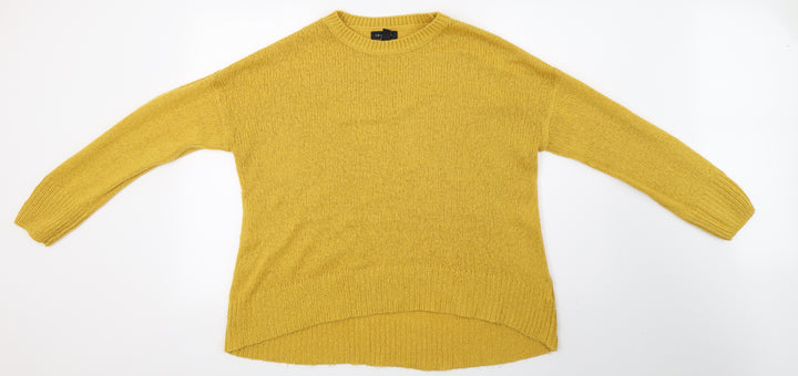 New Look Womens Yellow   Pullover Jumper Size L