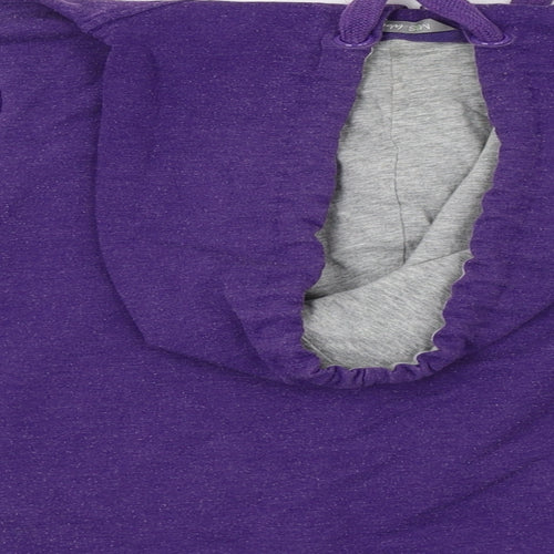 Marks and Spencer Womens Purple  Jersey Jacket  Size 8