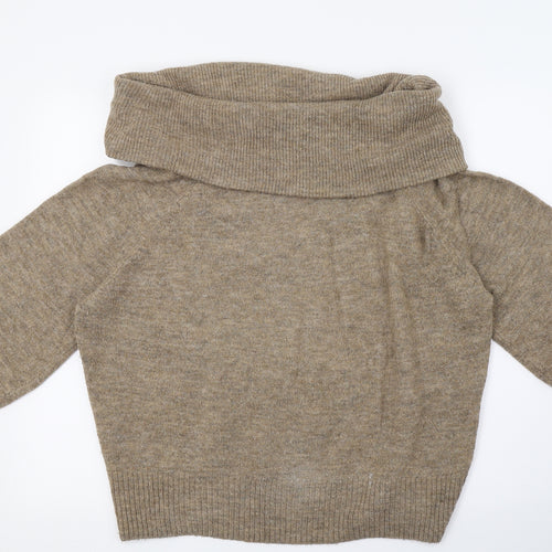 H&M Womens Brown   Pullover Jumper Size S