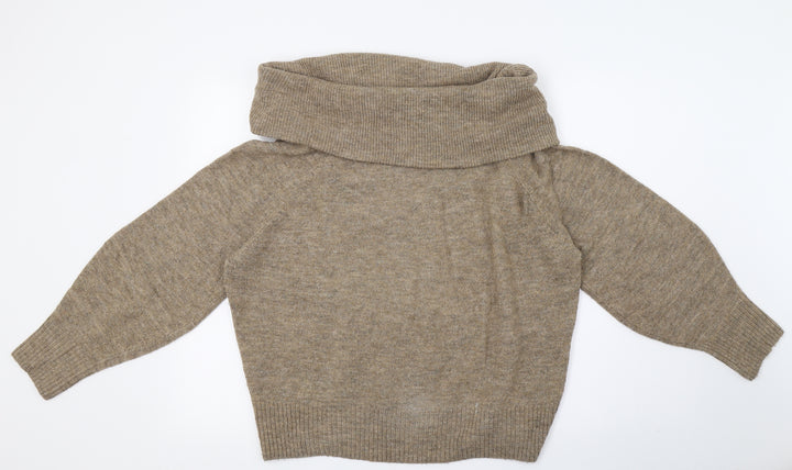 H&M Womens Brown   Pullover Jumper Size S