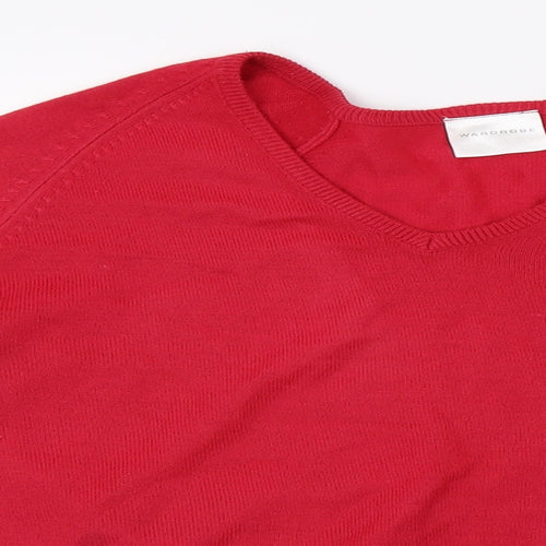 Wardrobe Womens Red   Pullover Jumper Size 10