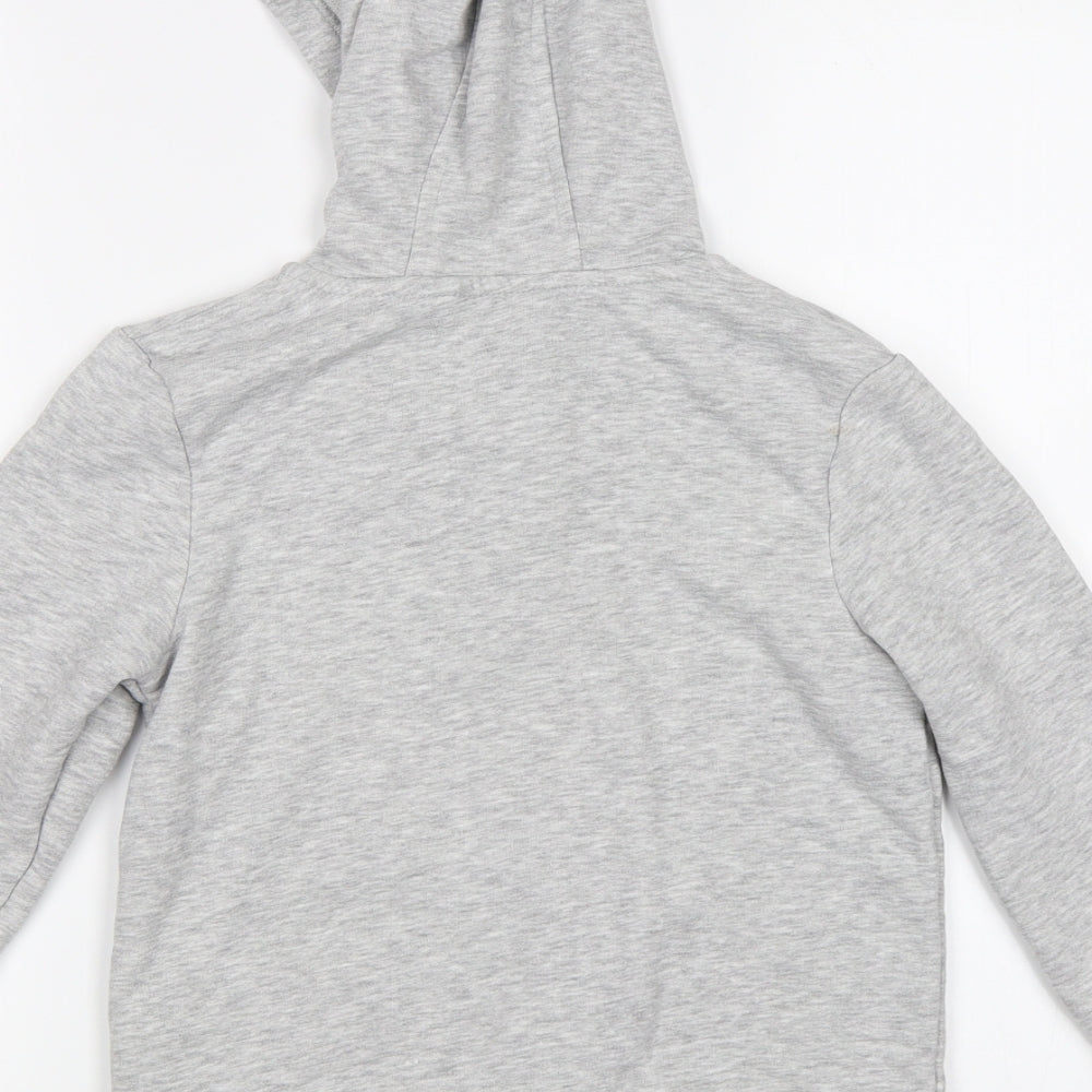 George Boys Grey   Full Zip Hoodie Size 5-6 Years