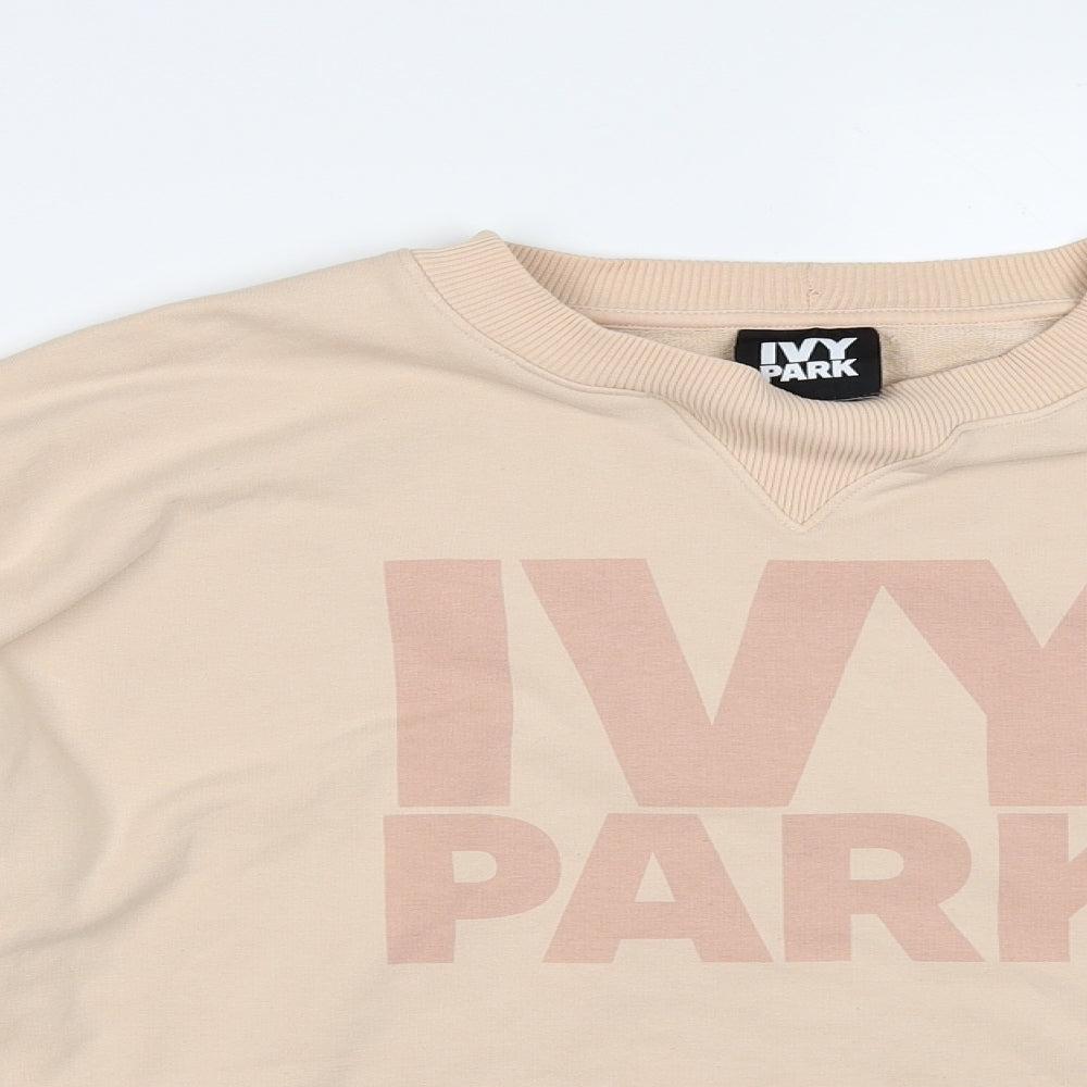 IVY PARK Womens Orange   Pullover Sweatshirt Size M