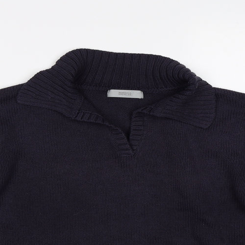 Marks and Spencer Womens Blue   Pullover Jumper Size 12
