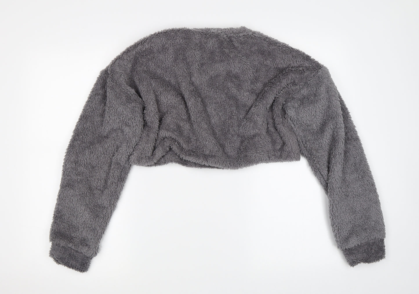 I SAW IT FIRST Womens Grey   Pullover Jumper Size 8  - CROPPED