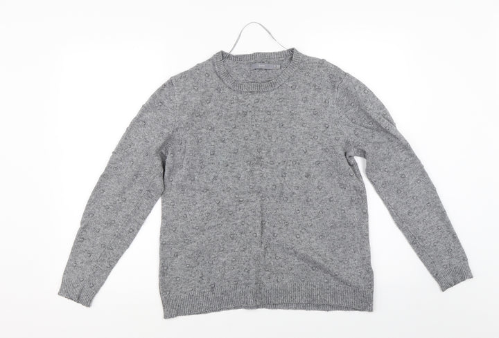 b.young Womens Grey Pullover Jumper Size M