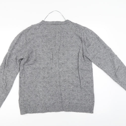 b.young Womens Grey   Pullover Jumper Size M