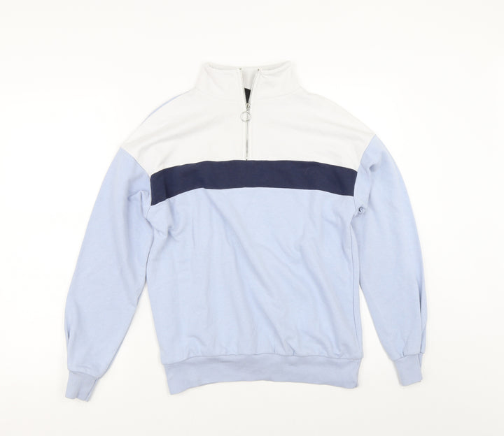 New Look Womens Blue Pullover Sweatshirt Size 6