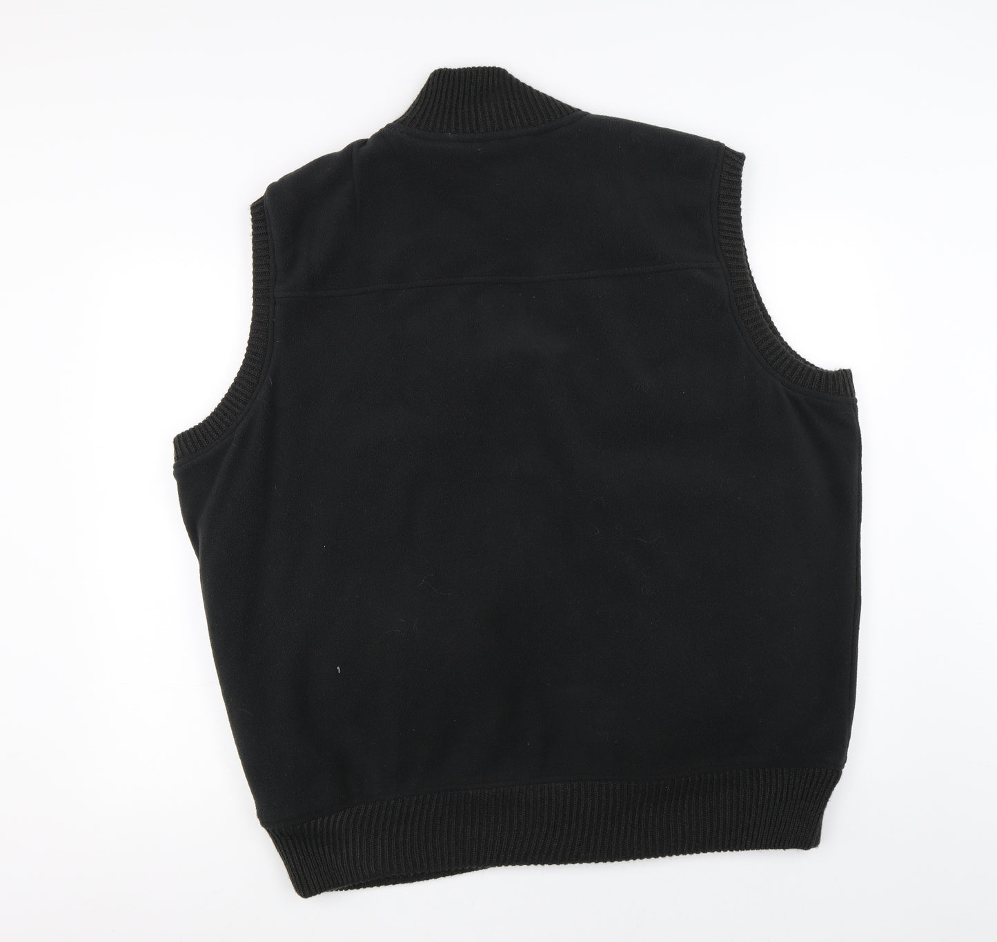 EWM Mens Black   Gilet Waistcoat Size XL