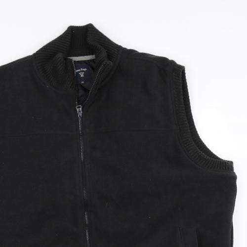 EWM Mens Black   Gilet Waistcoat Size XL