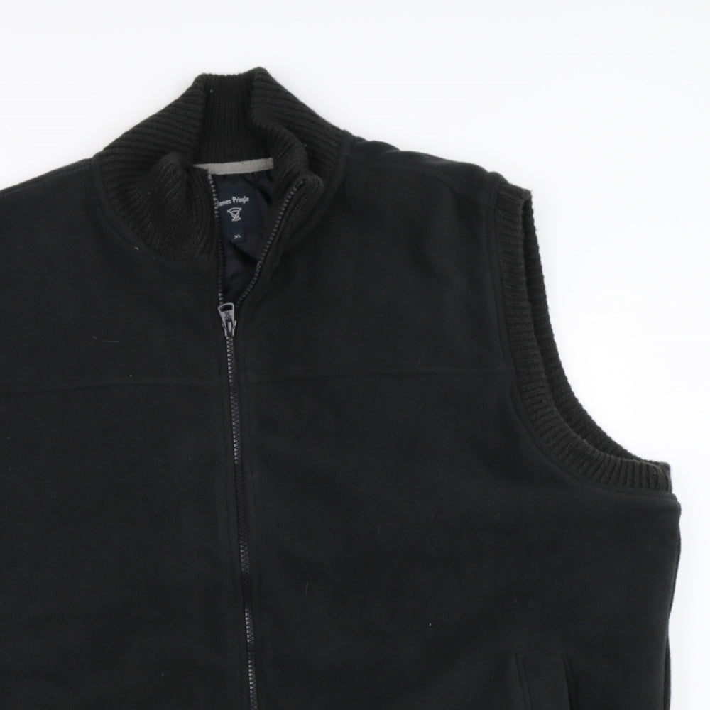 EWM Mens Black   Gilet Waistcoat Size XL