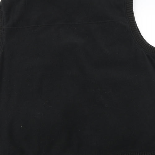 EWM Mens Black   Gilet Waistcoat Size XL