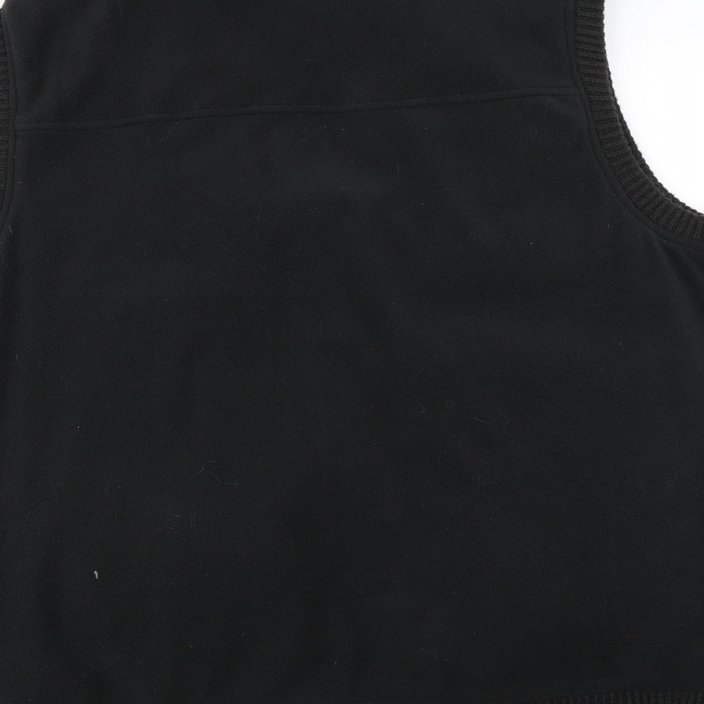 EWM Mens Black   Gilet Waistcoat Size XL
