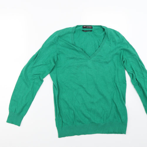 Marks and Spencer Womens Green   Pullover Jumper Size 14