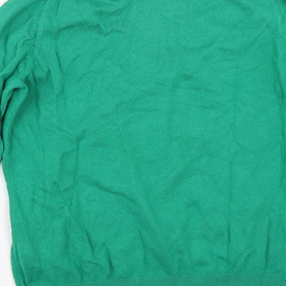 Marks and Spencer Womens Green   Pullover Jumper Size 14