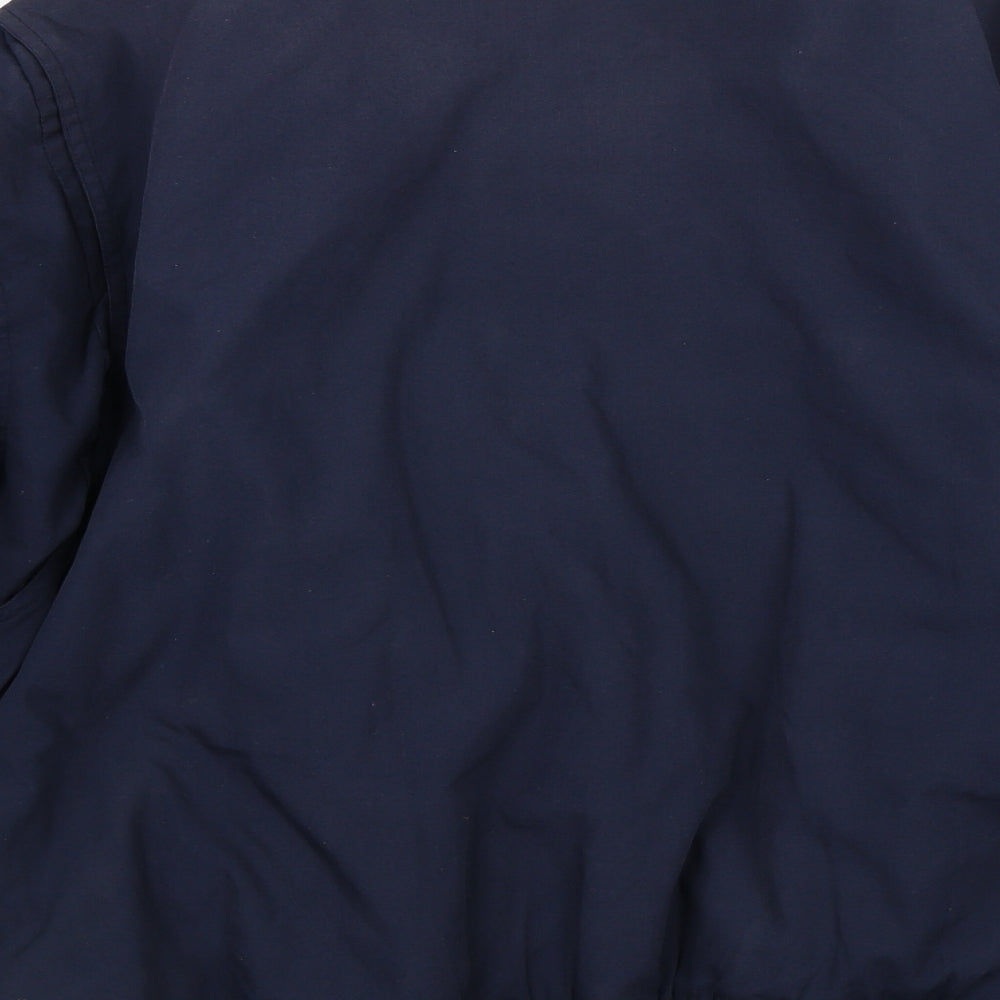 BHS Mens Blue   Bomber Jacket Jacket Size L