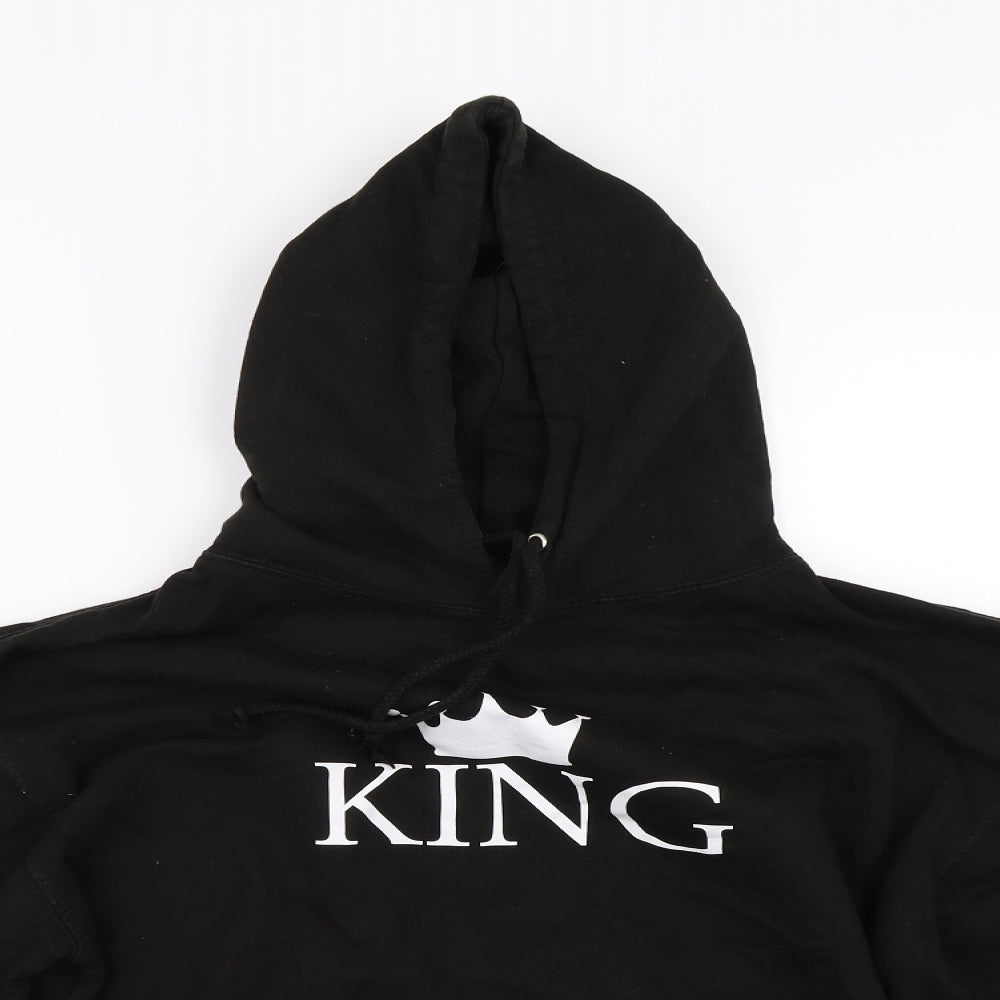 Preworn Mens Black   Pullover Hoodie Size M  - king
