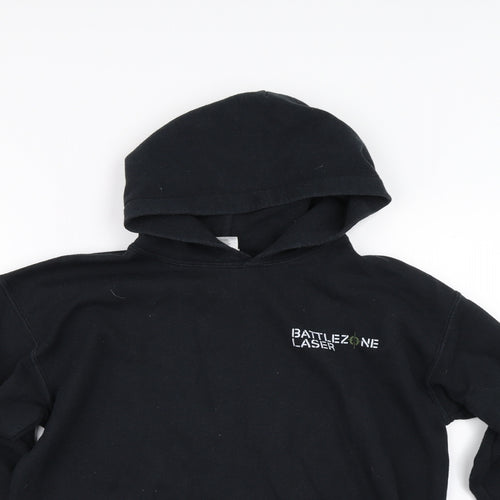 Gildan Boys Black   Pullover Hoodie Size XL