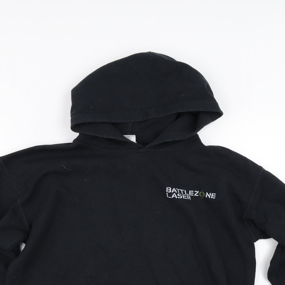 Gildan Boys Black   Pullover Hoodie Size XL