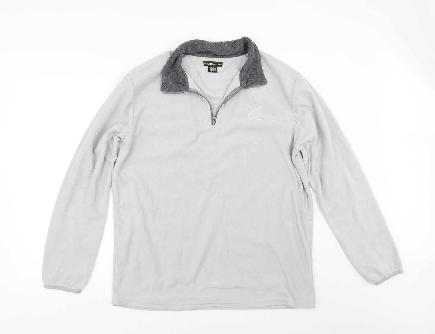 atlasformen Mens Blue  Fleece Jacket  Size M