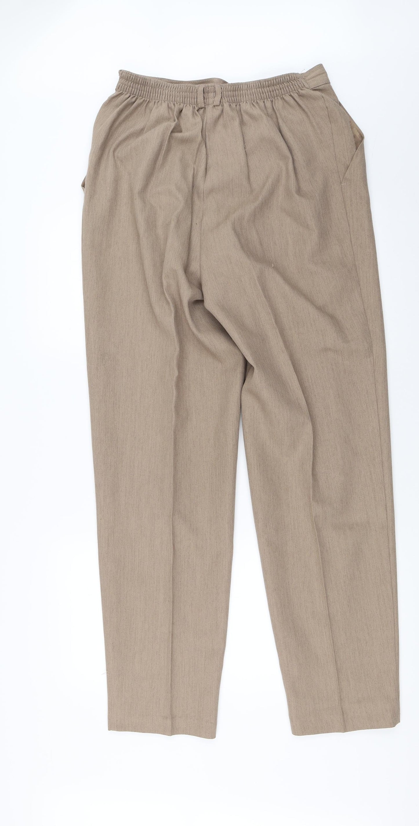 Marks and Spencer Womens Beige   Trousers  Size 16 L32 in