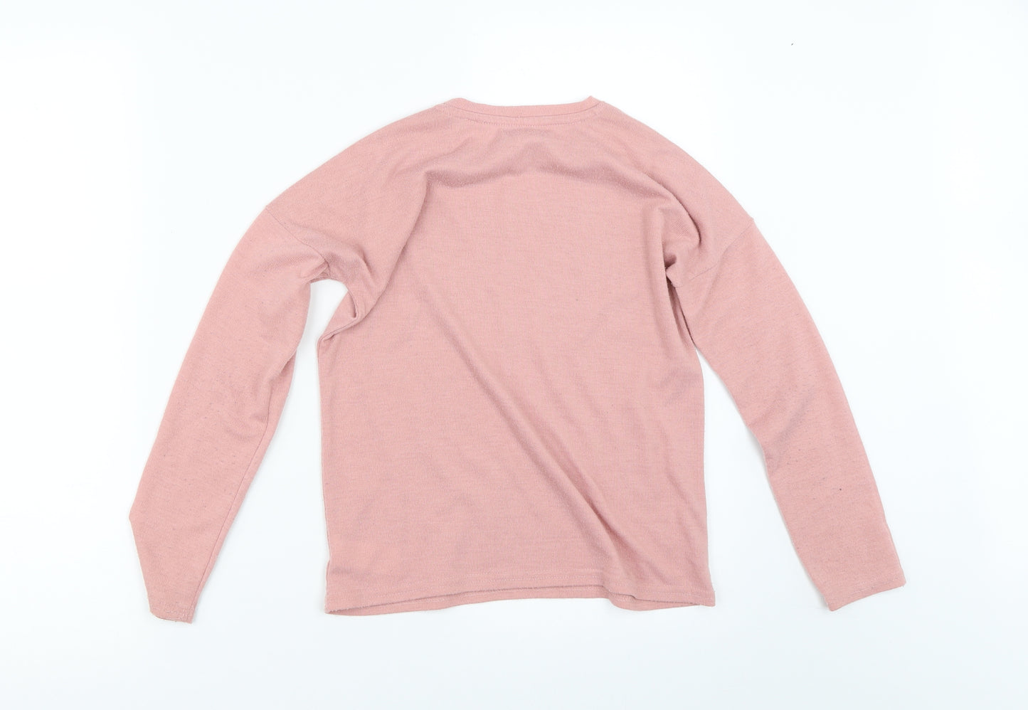 Primark Girls Pink   Pullover Jumper Size 9-10 Years