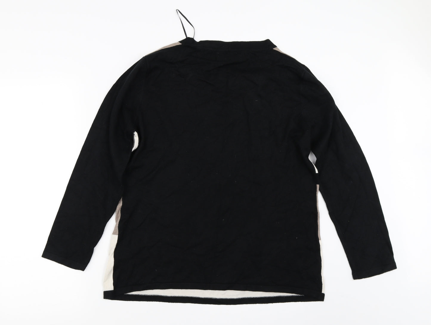 ALEXARA Womens Black   Pullover Jumper Size XL