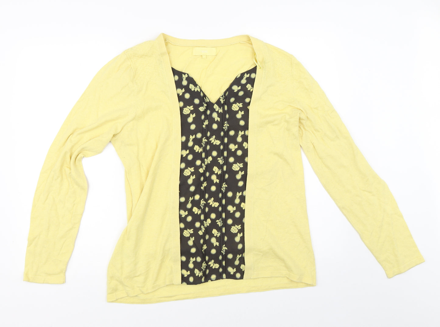 NEXT Womens Yellow   Pullover Jumper Size 18