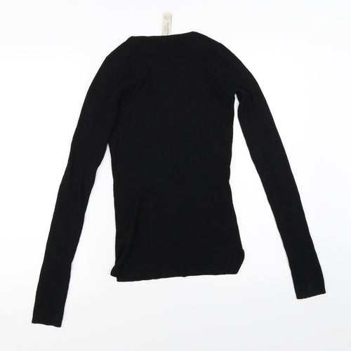 Pull&Bear Womens Black   Pullover Jumper Size XS