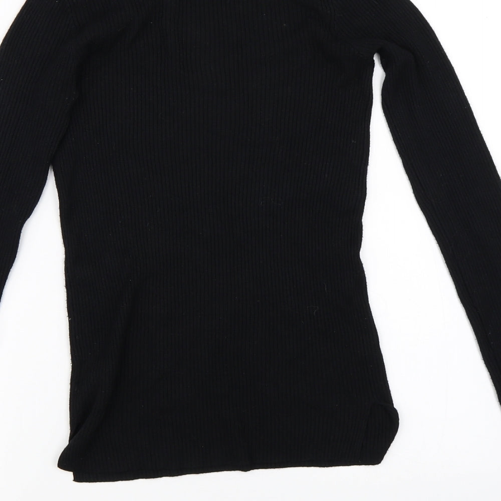 Pull&Bear Womens Black   Pullover Jumper Size XS