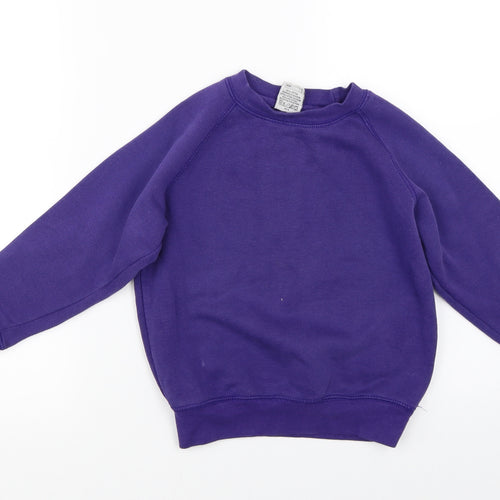 westex Boys Purple   Pullover Sweatshirt Size 5-6 Years