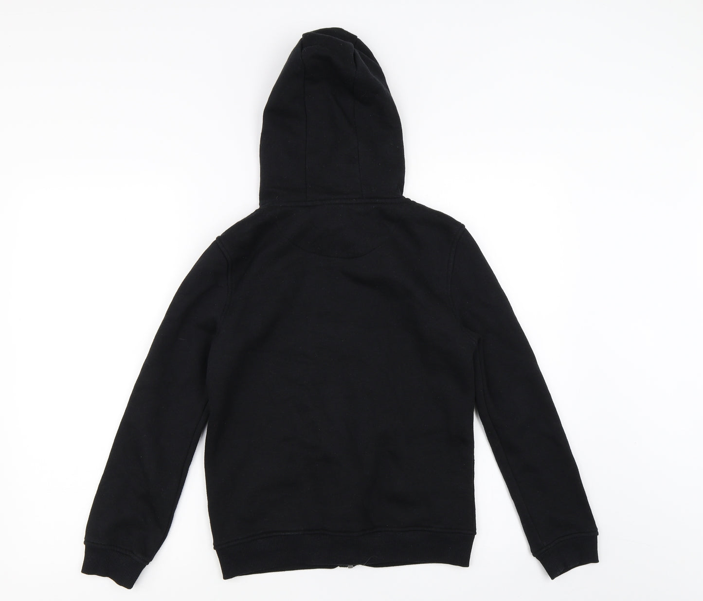 Primark Boys Black   Full Zip Hoodie Size 10-11 Years