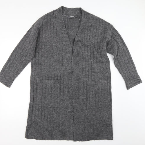 Primark Womens Grey   Cape Jumper Size S  - Split back