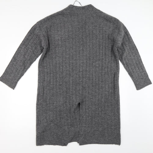 Primark Womens Grey   Cape Jumper Size S  - Split back