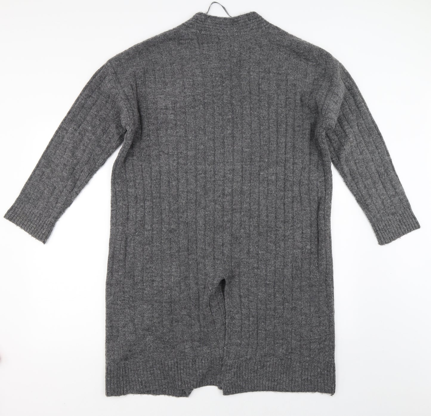 Primark Womens Grey   Cape Jumper Size S  - Split back