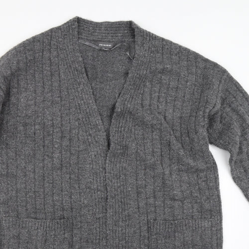 Primark Womens Grey   Cape Jumper Size S  - Split back